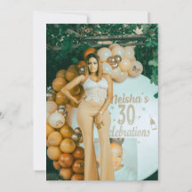 ELEGANT Geburtstagseinladung