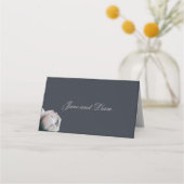 Elegant gefaltet platzkarte (Rückseite)