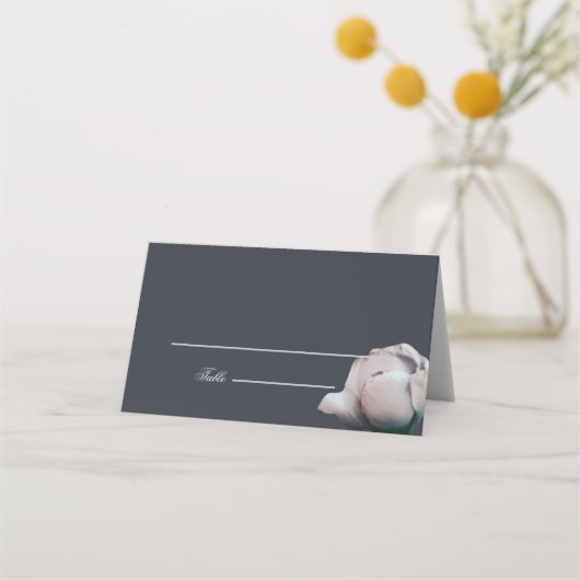 Elegant gefaltet platzkarte (Vorderseite)