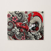 Elegant Geisha Artwork Puzzle (Horizontal)