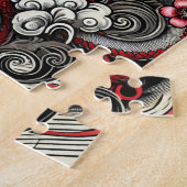 Elegant Geisha Artwork Puzzle (Seite)