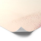 Elegant Geisha Unter dem Torii Tor Poster (Ecke)