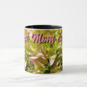 Elegant-gelb-rosa Hydrangea-Blume Mamas Tasse (Zentrum)