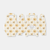 Elegant Gelbe Blüte Geschenkschachtel (Ungefaltet)