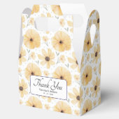 Elegant Gelbe Blüte Geschenkschachtel (Geöffnet)