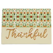 Elegant Gemustert Große Geschenktüte (Vorderseite)