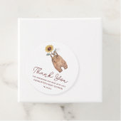 Elegant Gender Neutral Baby Duwer Vielen Dank Geschenkanhänger (Beispiel)