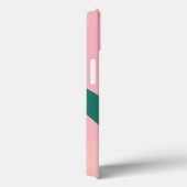 Elegant geometric pastel pink peach green Case-Mate iPhone hülle (Rückseite / Rechts)