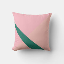 Elegant geometric pastel pink peach green