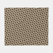 Elegant geometric pattern fleecedecke (Vorderseite (Horizontal))