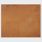 Elegant Geometric Ruby Christmas Tree Holiday Geschenkpapier (Flach)