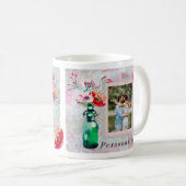 ELEGANT GERAHMTES FOTO FLORAL  KAFFEETASSE (VorderseiteRechts)