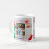 ELEGANT GERAHMTES FOTO FLORAL KAFFEETASSE (Vorderseite Links)
