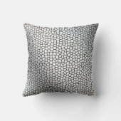 Elegant gestanztes Glass Leather Kissen (Rückseite)