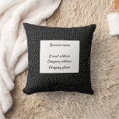 Elegant gestanztes Glass Leather Kissen (Decke)