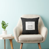 Elegant gestanztes Glass Leather Kissen (Stuhl )