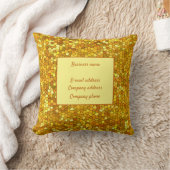 Elegant gestanztes Glass Leather Kissen (Decke)