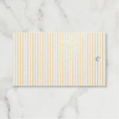 elegant gestreift geschenkanhänger (Vorderseite (Horizontal))