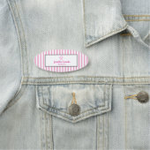 Elegant gestreift namensschild (Beispiel)