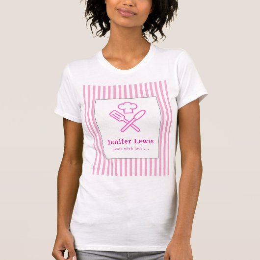 Elegant gestreift T-Shirt (Vorderseite)