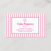 Elegant gestreift treuekarte (Rückseite)