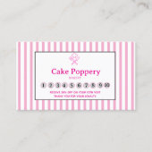 Elegant gestreift treuekarte (Vorderseite)