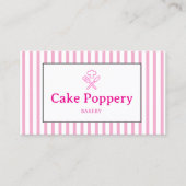 Elegant gestreift visitenkarte (Vorderseite)