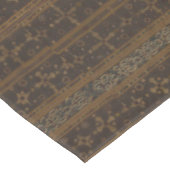 Elegant gestreiftes Batik Tablecloth Tischdecke (Schrägansicht)