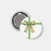 Elegant Gift Bow – Modern Christmas Design Magnet (Vorderseite/Rückseite)