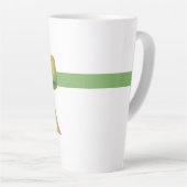 Elegant Gift Bow – Modern Christmas Design Milchtasse (Rechte Ecke)