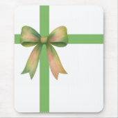 Elegant Gift Bow – Modern Christmas Design Mousepad (Vorne)