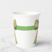 Elegant Gift Bow – Modern Christmas Design Pappbecher (Rechts)