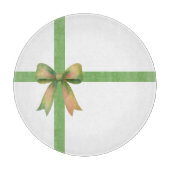 Elegant Gift Bow – Modern Christmas Design Schneidebrett (Vorderseite)