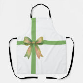 Elegant Gift Bow – Modern Christmas Design Schürze (Vorderseite)
