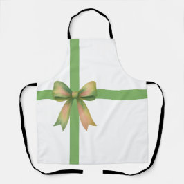 Elegant Gift Bow – Modern Christmas Design Schürze