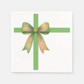 Elegant Gift Bow – Modern Christmas Design Serviette (Vorderseite)