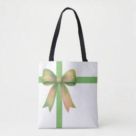 Elegant Gift Bow – Modern Christmas Design Tasche