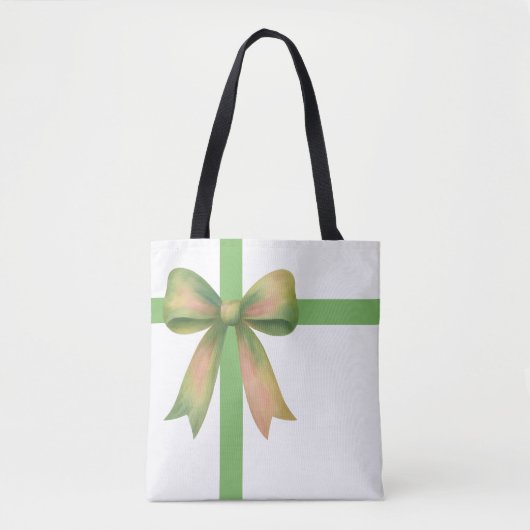 Elegant Gift Bow – Modern Christmas Design Tasche (Vorderseite)