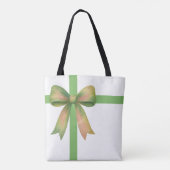 Elegant Gift Bow – Modern Christmas Design Tasche (Rückseite)