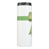 Elegant Gift Bow – Modern Christmas Design Thermosbecher (Rückseite)