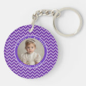 Elegant Gift Ideas For Women Stripe Pattern Schlüsselanhänger (Rückseite)