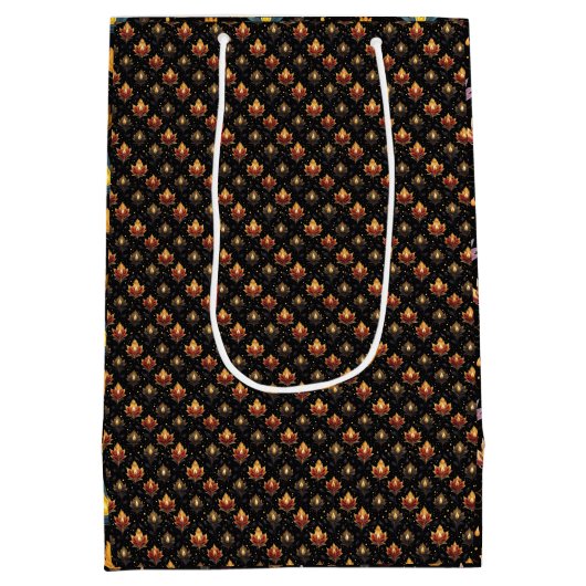 Elegant Gift Wrap Sheets Mittlere Geschenktüte (Rückseite)