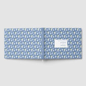 Elegant Ginger Jars Blue and White Wedding Gästebuch (Voll)