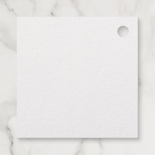 Elegant Gingerbread Man Happy Holidays Gold Geschenkanhänger (Rückseite)