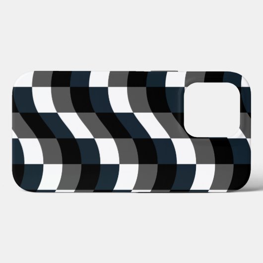 Elegant Gingham Contemporary Case-Mate iPhone Hülle (Rückseite (Horizontal))