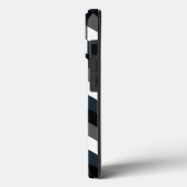 Elegant Gingham Contemporary Case-Mate iPhone Hülle (Rückseite / Links)