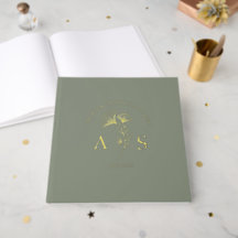 Elegant Ginkgo Blätter Sage Green Wedding Foil