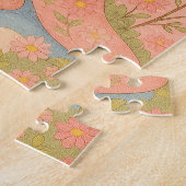 Elegant Girl in Japanisch Kimono Puzzle (Seite)