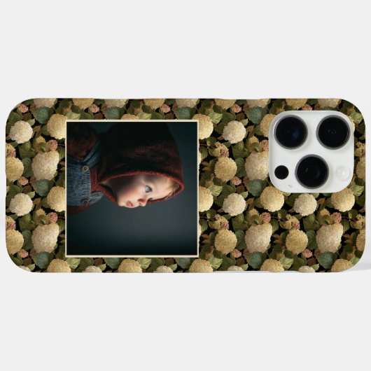 Elegant Girlfriend Gift Hydrangeans Custom Case-Mate iPhone Hülle (Rückseite (Horizontal))