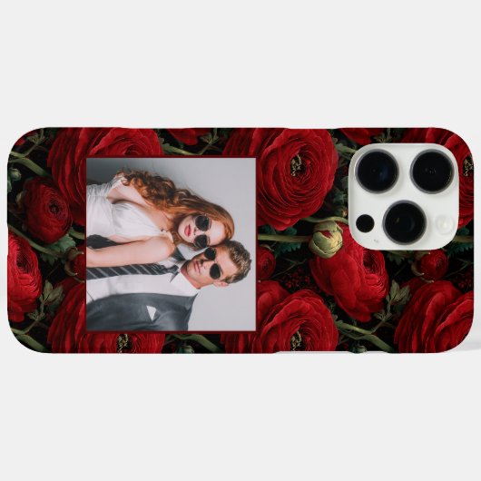 Elegant Girlfriend Gift Ranunculus Custom Case-Mate iPhone Hülle (Rückseite (Horizontal))